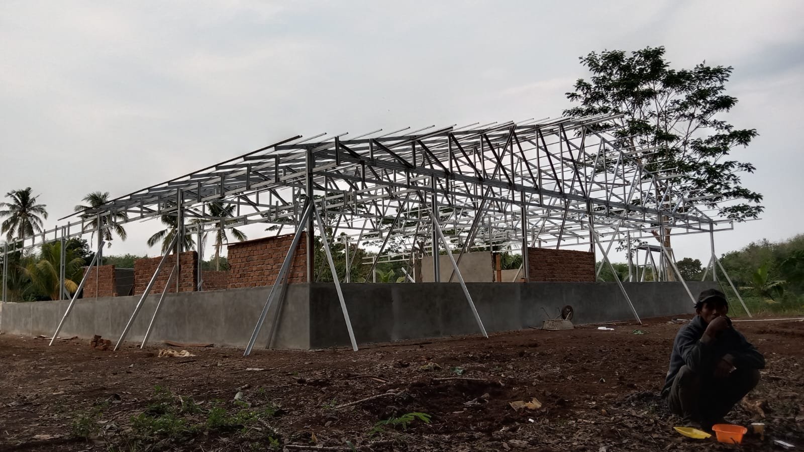 Dokumentasi hasil pekerjaan baja ringan
