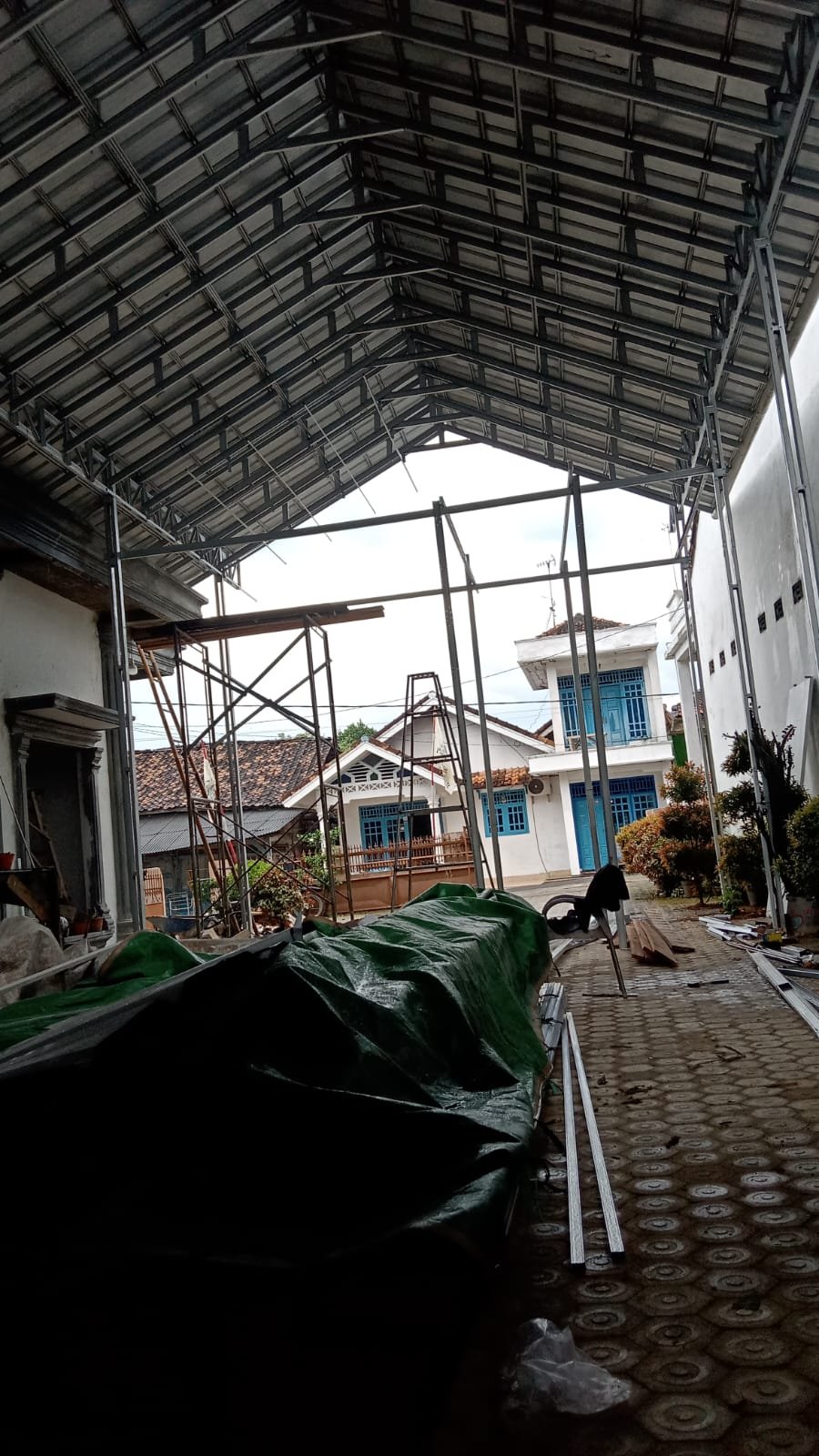Dokumentasi hasil pekerjaan baja ringan