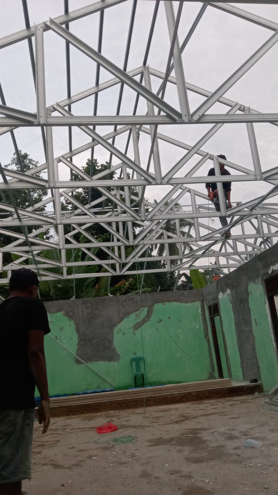 Dokumentasi hasil pekerjaan baja ringan